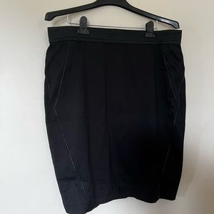 Black pencil skirt